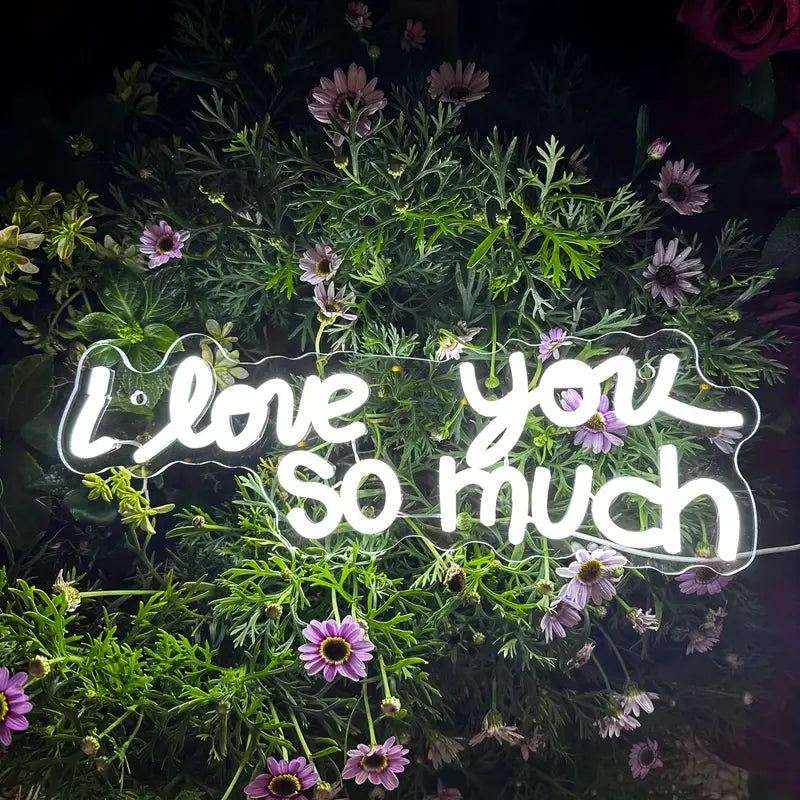 I love you so much Neon Sign Light