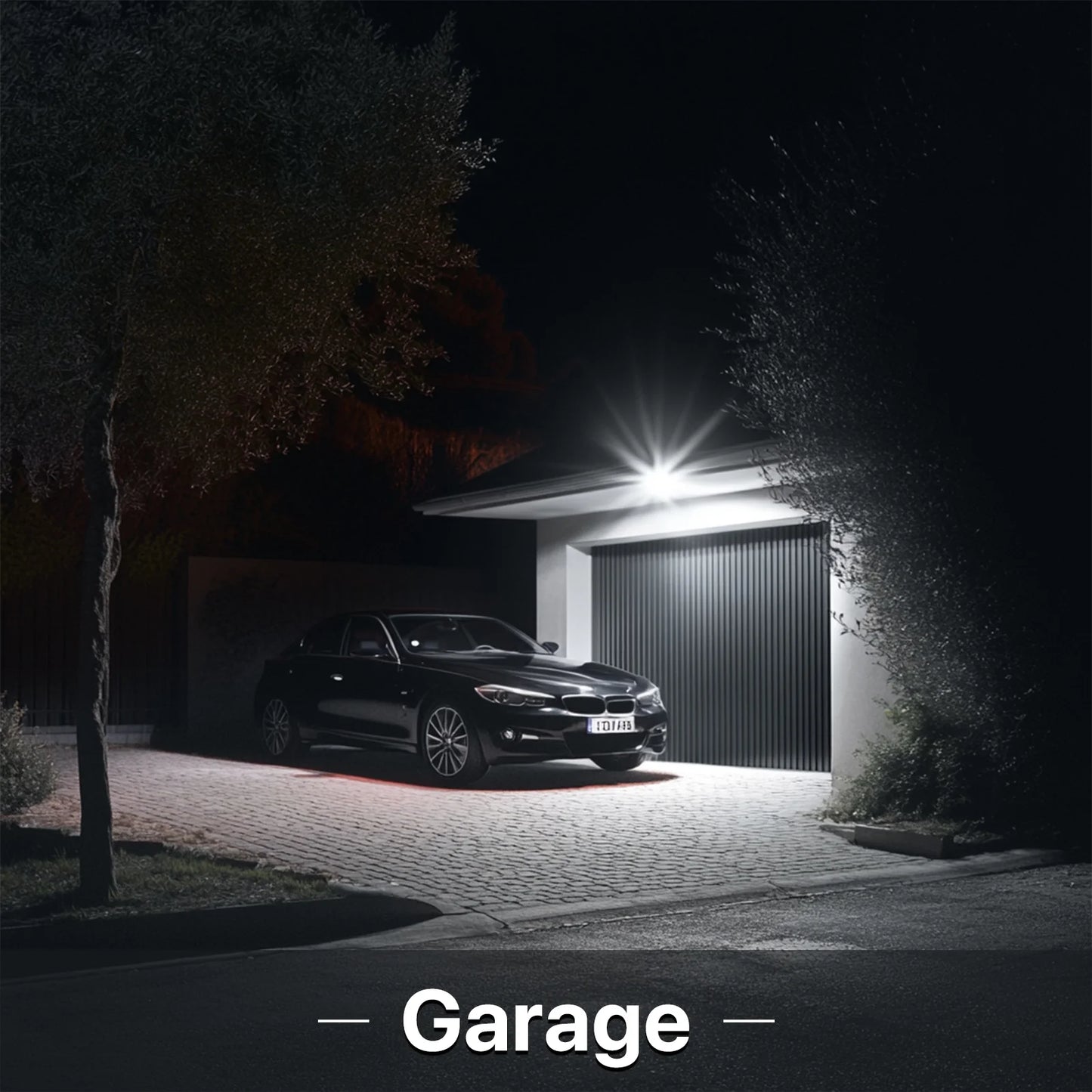 Wall Pack Light - Wall E series, 7800lumens, 5000K, AC 100-277V, Optional Dusk to Dawn