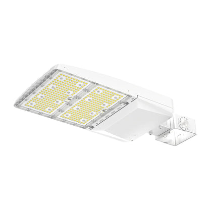 Parking Lot Light - White XALH Series with Shortcap, 46500lumens, Selectable CCT&Wattage AC 120V-277V