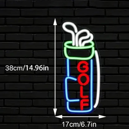 Golf bag Neon Sign Light