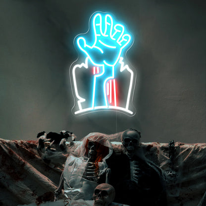 Devil's Hand LED Neon Sign Light