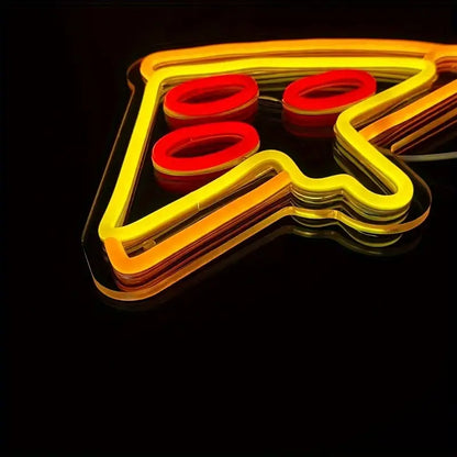 Pizza Slice LED Neon Sign Light