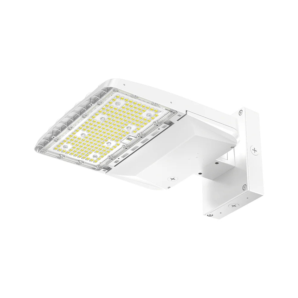 Parking Lot Light - White XALH Series with Shortcap, 36000lumens, Selectable CCT&Wattage AC 120V-277V
