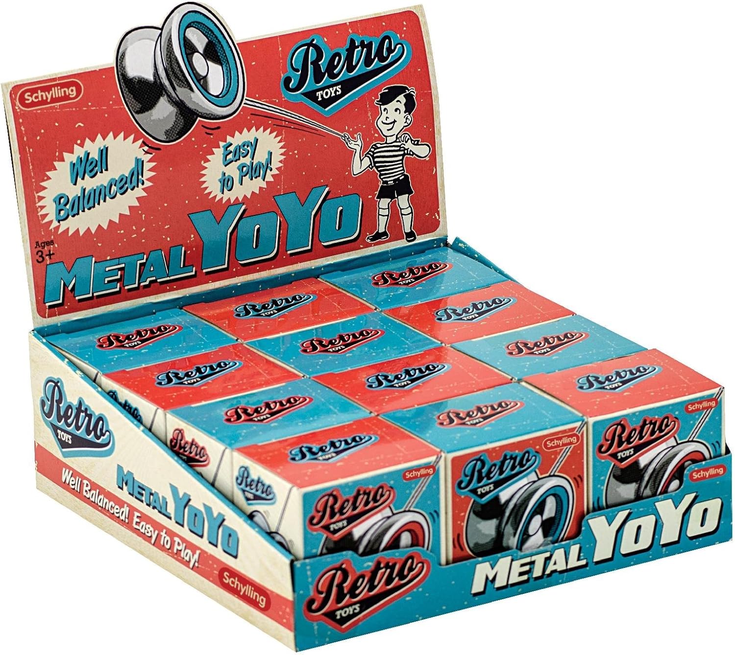 Retro Metal Yo Yo Toy