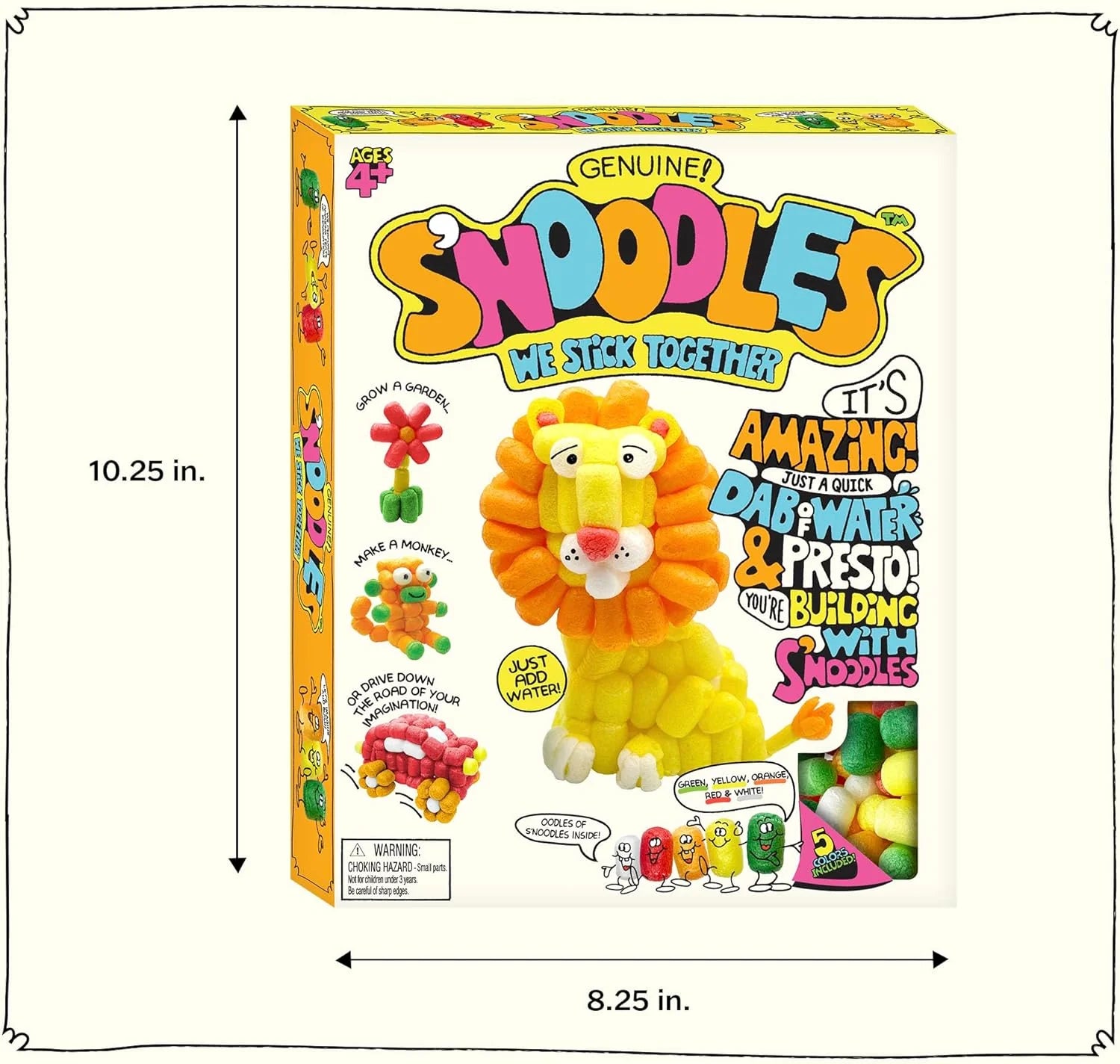 SNoodles Creative Building Craft Kit Just Add Water Ages 4 and Up One Kit