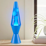 Lava The Original Lamp New 145 Cerulean Blue Classic Liquid Motion Lamp White Wax and Blue Liquid Item 2362 Amazon Exclusive