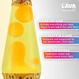 The Original Lava Lamp 145 Grinning Globs Classic Liquid Motion Lamp Yellow Lava and Orange Liquid Item 2094 Amazon Exclusive