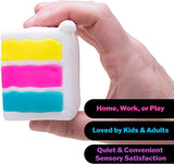Needoh Peace O Cake Sensory Squeeze Toy Colors May Vary