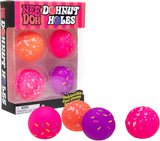 NeeDoh Dohnut Hole Needoh 4 Pack Sensory Squeeze Toy 15 in Diameter Colors May Vary