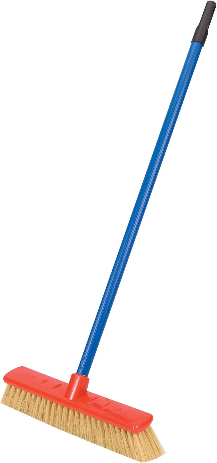 Junior Helper Push Broom Red Blue
