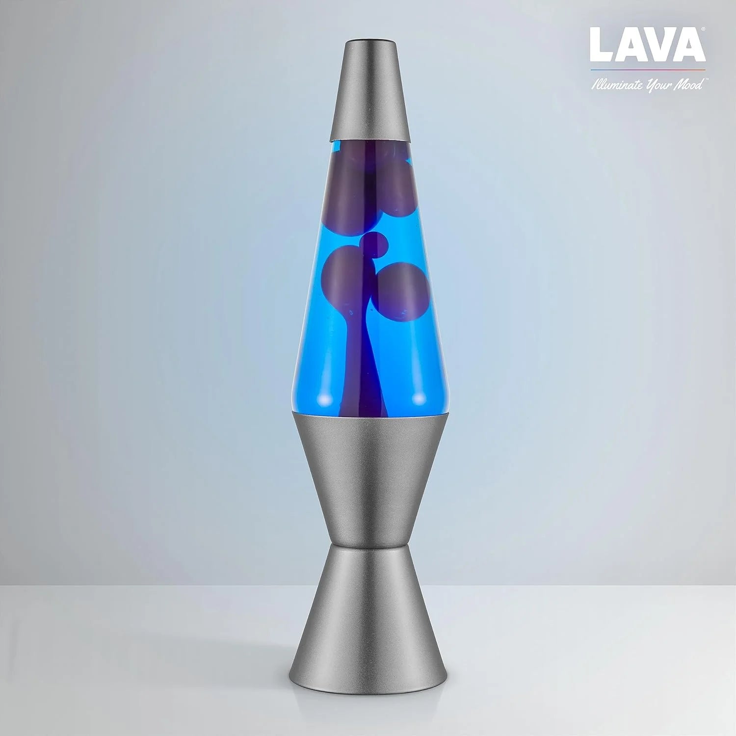 Lava Lamp 145 Cosmic Wave The Original Motion Light Purple Wax and Blue Liquid Item 2633 Amazon Exclusive