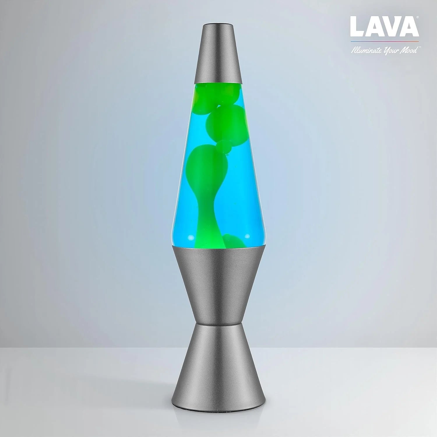Lava Lamp 145 Deep Ocean The Original Motion Light Yellow Green Wax and Blue Liquid Item 2634 Amazon Exclusive