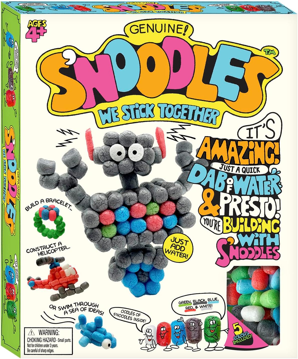 SNoodles Creative Building Craft Kit Just Add Water Ages 4 and Up One Kit