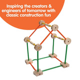 MKT Super Makit Classic Wood Construction Toy 3 years 70 Pieces 1 EA