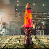 The Original Lava Lamp 145 Volcanic Crags Classic Liquid Motion Lamp Red Wax and Orange Liquid 2078 Amazon Exclusive