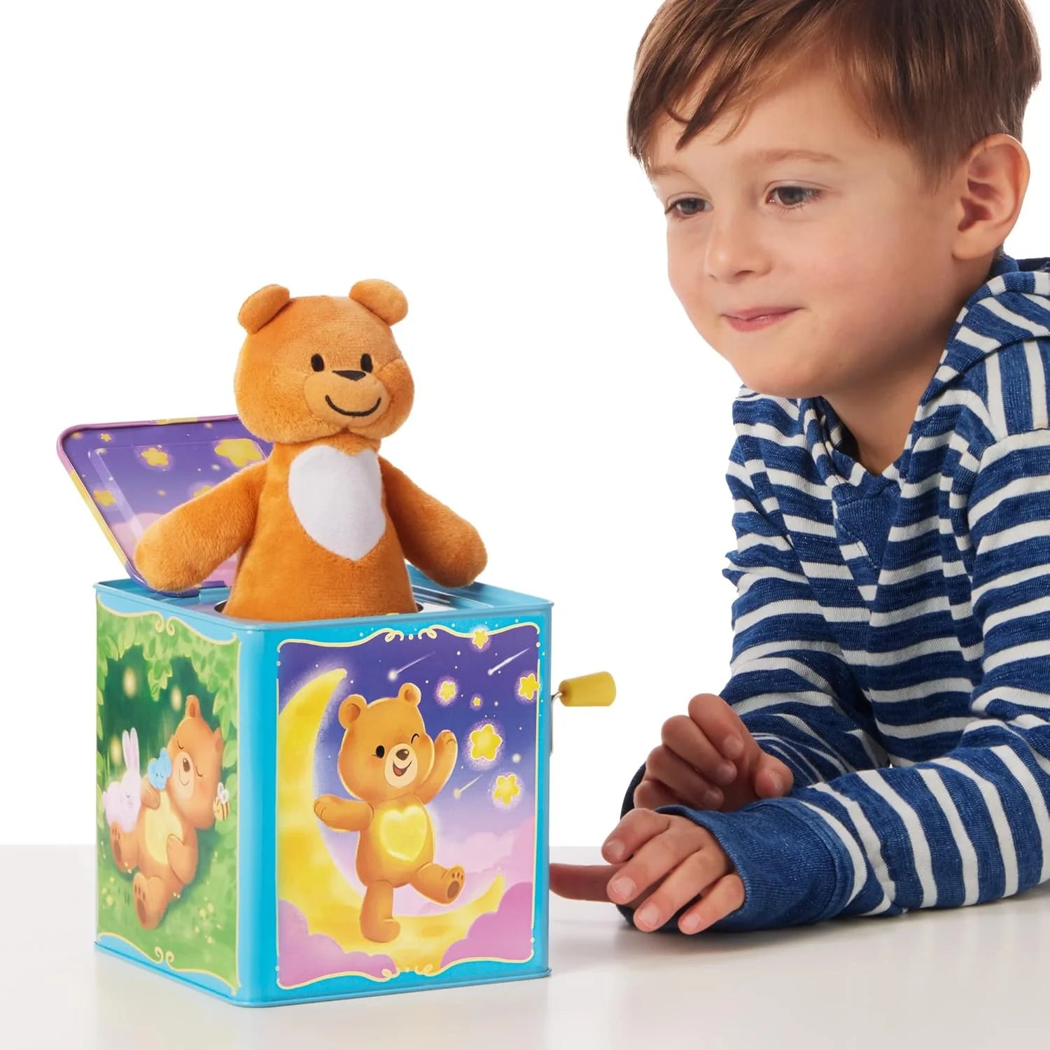 Teddy Bear Pop N Glow Jack in The Box 18mo TPGJB Small